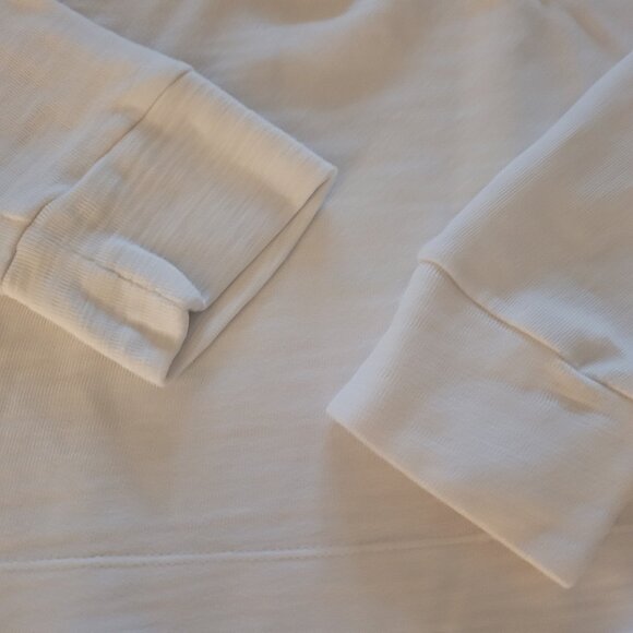 Lilly Pulitzer Half Button Down Long Sleeve Henley- White - Picture 6 of 12